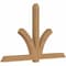 Ekena Millwork Redmond Smooth Timber Gable Bracket, Western Red Cedar, 96"W x 60"H x 5 1/2"D x 5 1/2"F, 15/12 Pitch GBW096X60X0606RED00SWR - alternate 4